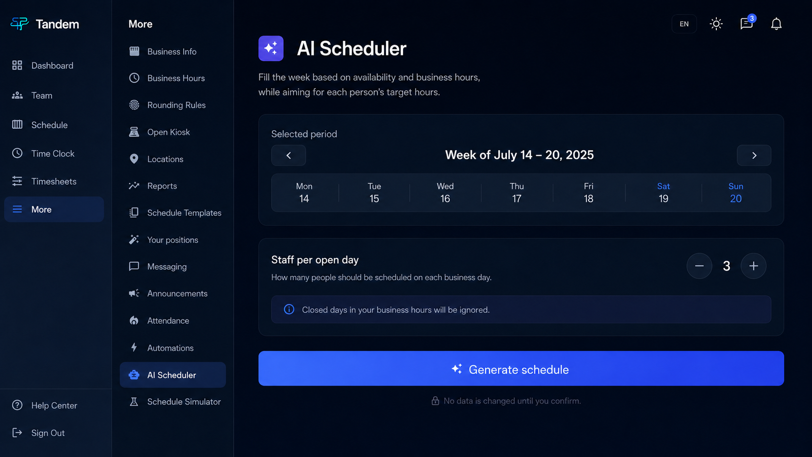 AI Scheduler